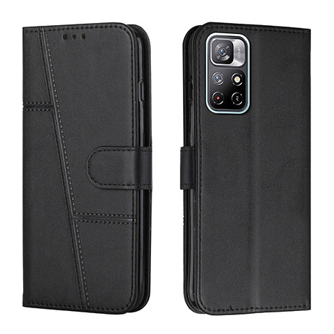 Coque Portefeuille Livre Cuir Etui Clapet Y01X pour Xiaomi Poco M4 Pro 5G Noir