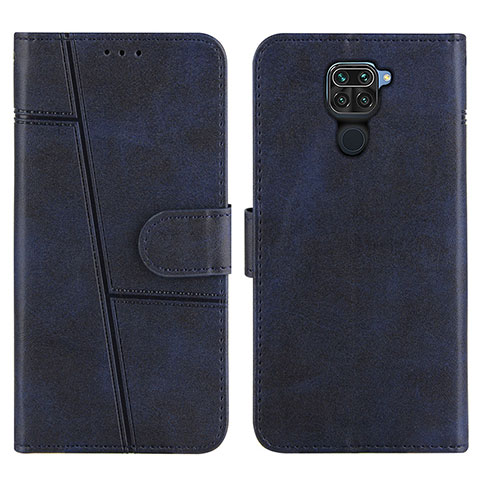 Coque Portefeuille Livre Cuir Etui Clapet Y01X pour Xiaomi Redmi 10X 4G Bleu