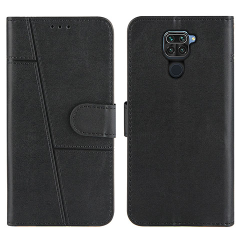 Coque Portefeuille Livre Cuir Etui Clapet Y01X pour Xiaomi Redmi 10X 4G Noir