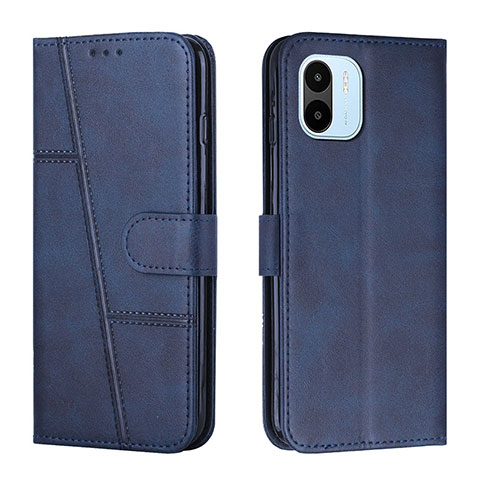 Coque Portefeuille Livre Cuir Etui Clapet Y01X pour Xiaomi Redmi A2 Bleu