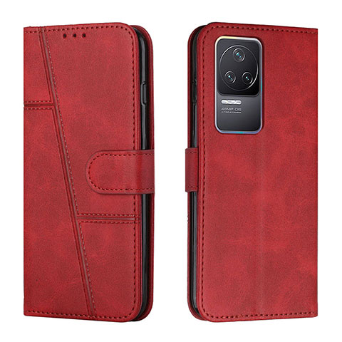 Coque Portefeuille Livre Cuir Etui Clapet Y01X pour Xiaomi Redmi K50 Pro 5G Rouge