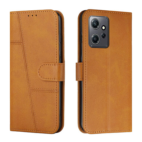 Coque Portefeuille Livre Cuir Etui Clapet Y01X pour Xiaomi Redmi Note 12 4G Brun Clair