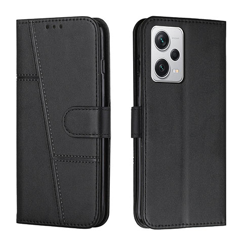 Coque Portefeuille Livre Cuir Etui Clapet Y01X pour Xiaomi Redmi Note 12 Pro 5G Noir