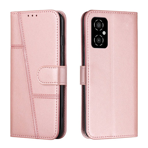 Coque Portefeuille Livre Cuir Etui Clapet Y01X pour Xiaomi Redmi Note 12R Pro 5G Or Rose