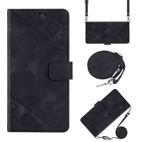 Coque Portefeuille Livre Cuir Etui Clapet Y02B pour Google Pixel 6 5G Noir