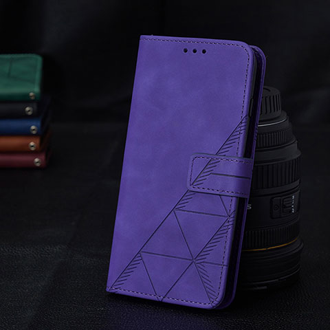 Coque Portefeuille Livre Cuir Etui Clapet Y02B pour Samsung Galaxy A13 5G Violet