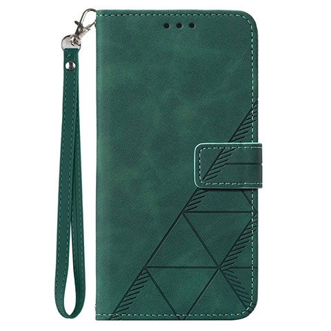 Coque Portefeuille Livre Cuir Etui Clapet Y02B pour Samsung Galaxy M33 5G Vert