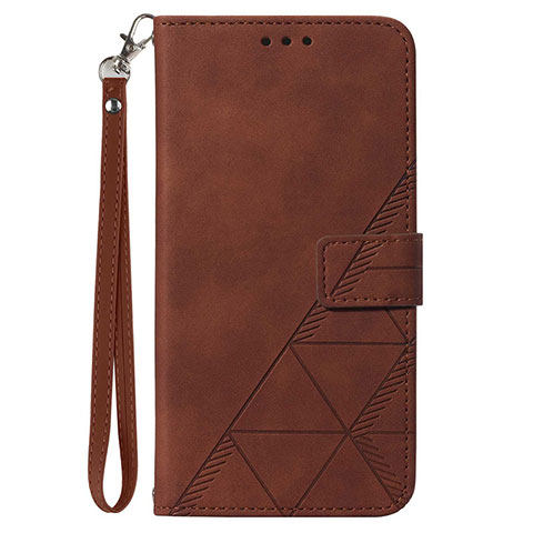 Coque Portefeuille Livre Cuir Etui Clapet Y02B pour Samsung Galaxy M53 5G Marron