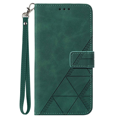 Coque Portefeuille Livre Cuir Etui Clapet Y02B pour Samsung Galaxy M53 5G Vert