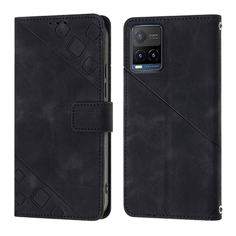 Coque Portefeuille Livre Cuir Etui Clapet Y02B pour Vivo Y33T Noir