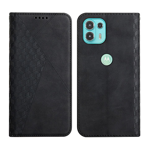 Coque Portefeuille Livre Cuir Etui Clapet Y02X pour Motorola Moto Edge 20 Lite 5G Noir