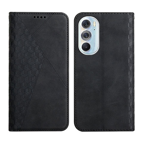 Coque Portefeuille Livre Cuir Etui Clapet Y02X pour Motorola Moto Edge 30 Pro 5G Noir