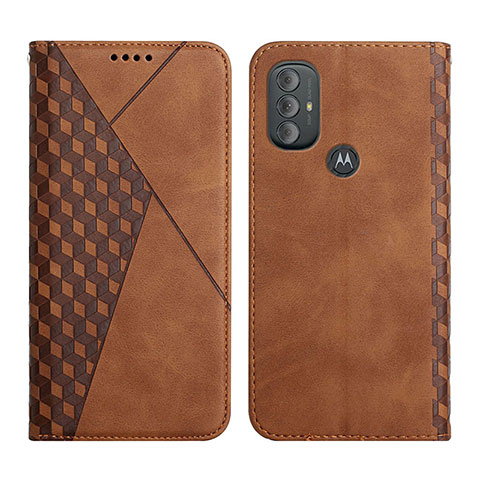 Coque Portefeuille Livre Cuir Etui Clapet Y02X pour Motorola Moto G Play Gen 2 Marron