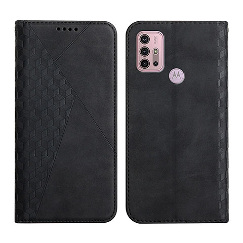 Coque Portefeuille Livre Cuir Etui Clapet Y02X pour Motorola Moto G10 Noir