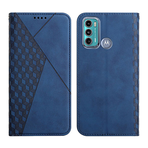 Coque Portefeuille Livre Cuir Etui Clapet Y02X pour Motorola Moto G40 Fusion Bleu