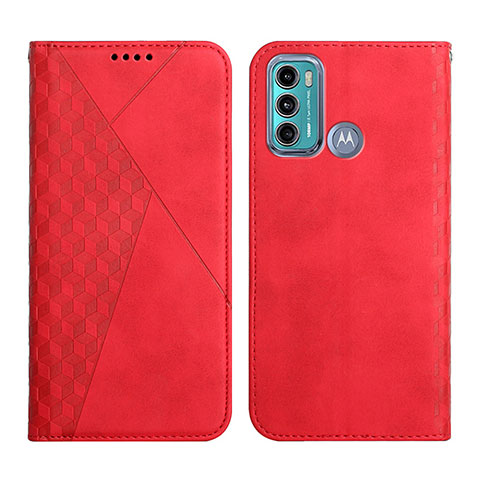 Coque Portefeuille Livre Cuir Etui Clapet Y02X pour Motorola Moto G40 Fusion Rouge