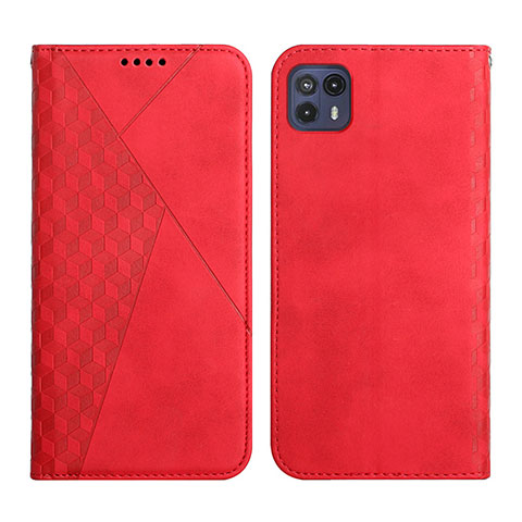 Coque Portefeuille Livre Cuir Etui Clapet Y02X pour Motorola Moto G50 5G Rouge