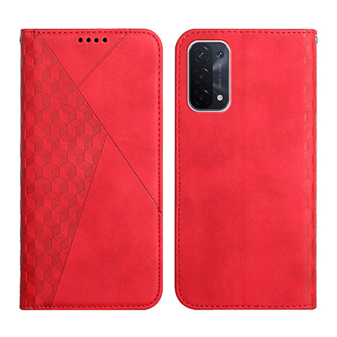 Coque Portefeuille Livre Cuir Etui Clapet Y02X pour Oppo A74 5G Rouge