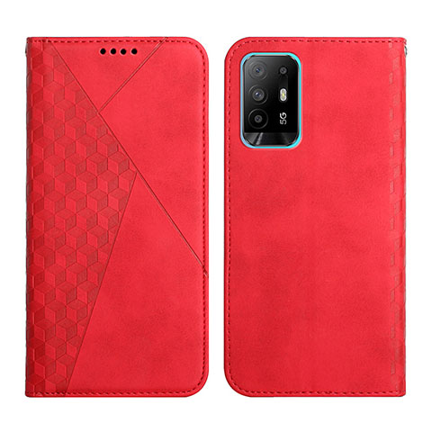 Coque Portefeuille Livre Cuir Etui Clapet Y02X pour Oppo A94 5G Rouge