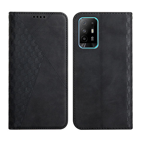 Coque Portefeuille Livre Cuir Etui Clapet Y02X pour Oppo A95 5G Noir