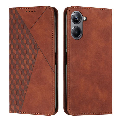 Coque Portefeuille Livre Cuir Etui Clapet Y02X pour Realme 10 4G Marron