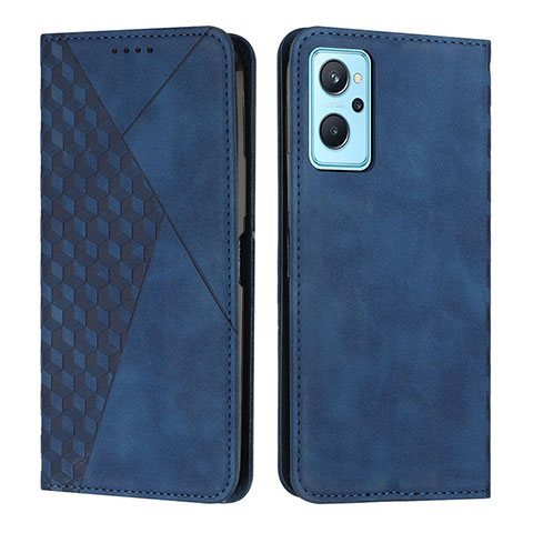 Coque Portefeuille Livre Cuir Etui Clapet Y02X pour Realme 10 5G Bleu