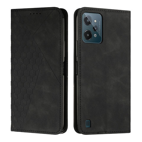 Coque Portefeuille Livre Cuir Etui Clapet Y02X pour Realme C31 Noir