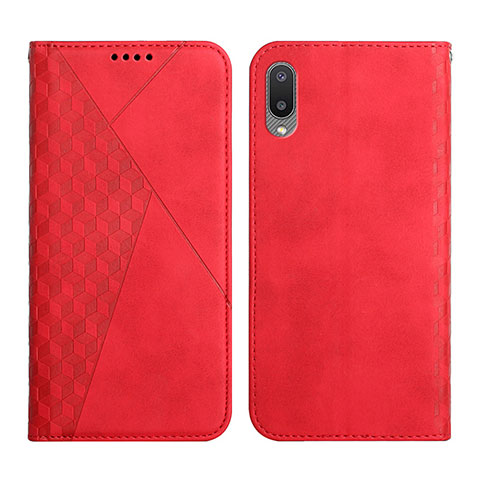 Coque Portefeuille Livre Cuir Etui Clapet Y02X pour Samsung Galaxy A02 Rouge