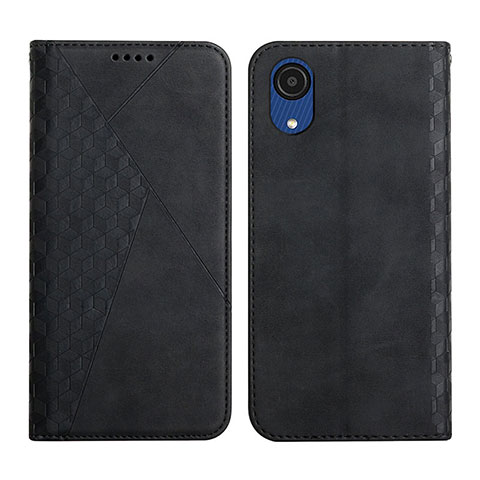 Coque Portefeuille Livre Cuir Etui Clapet Y02X pour Samsung Galaxy A03 Core Noir