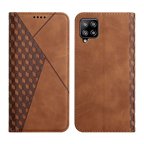 Coque Portefeuille Livre Cuir Etui Clapet Y02X pour Samsung Galaxy A42 5G Marron