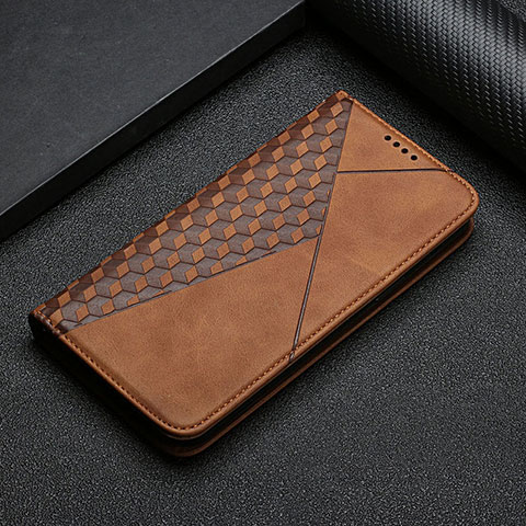 Coque Portefeuille Livre Cuir Etui Clapet Y02X pour Samsung Galaxy A51 4G Marron