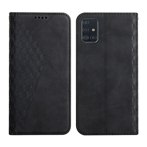 Coque Portefeuille Livre Cuir Etui Clapet Y02X pour Samsung Galaxy A71 4G A715 Noir