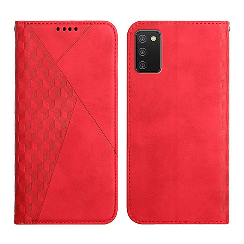 Coque Portefeuille Livre Cuir Etui Clapet Y02X pour Samsung Galaxy M02s Rouge