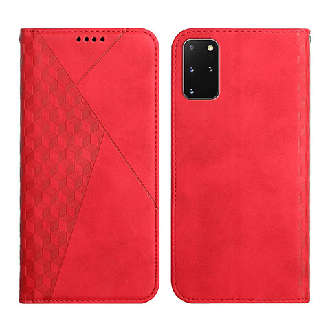 Coque Portefeuille Livre Cuir Etui Clapet Y02X pour Samsung Galaxy S20 Plus 5G Rouge