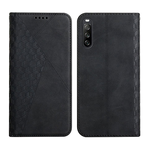 Coque Portefeuille Livre Cuir Etui Clapet Y02X pour Sony Xperia 10 III SO-52B Noir