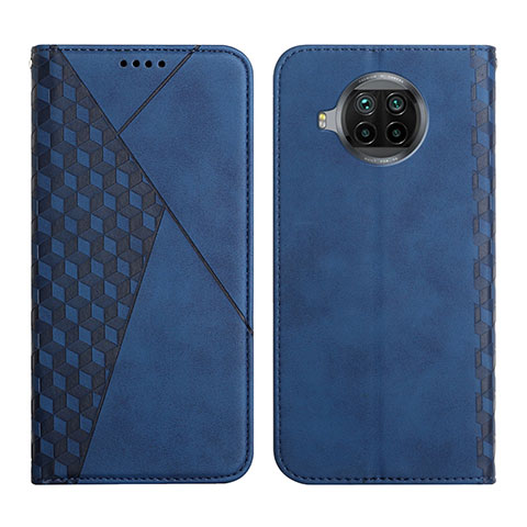 Coque Portefeuille Livre Cuir Etui Clapet Y02X pour Xiaomi Mi 10i 5G Bleu