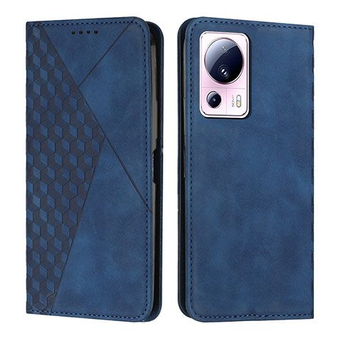 Coque Portefeuille Livre Cuir Etui Clapet Y02X pour Xiaomi Mi 12 Lite NE 5G Bleu