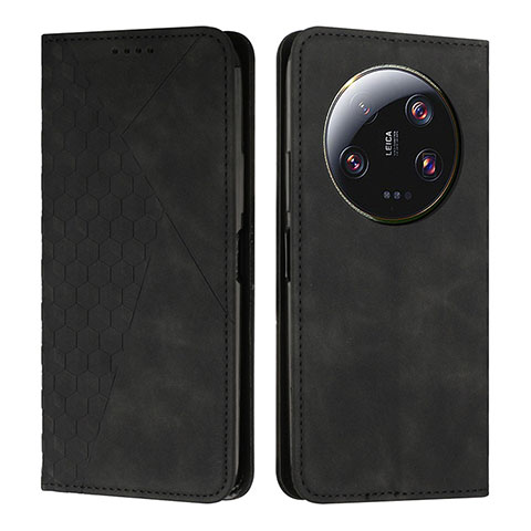 Coque Portefeuille Livre Cuir Etui Clapet Y02X pour Xiaomi Mi 13 Ultra 5G Noir