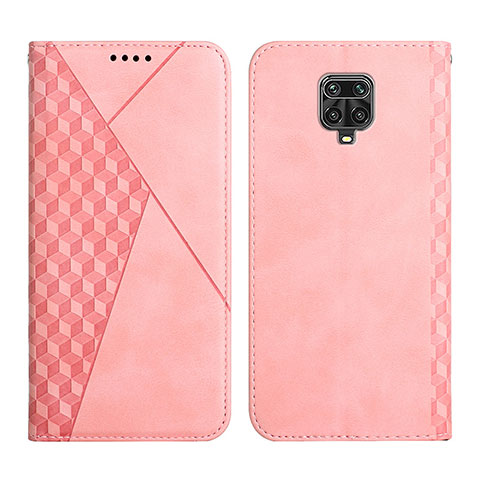 Coque Portefeuille Livre Cuir Etui Clapet Y02X pour Xiaomi Poco M2 Pro Or Rose