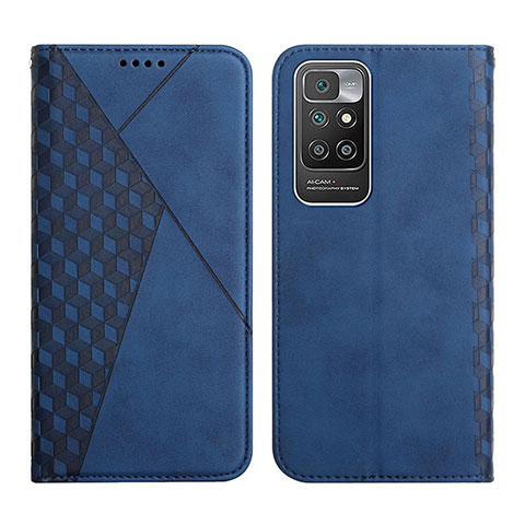 Coque Portefeuille Livre Cuir Etui Clapet Y02X pour Xiaomi Redmi 10 (2022) Bleu