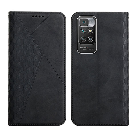 Coque Portefeuille Livre Cuir Etui Clapet Y02X pour Xiaomi Redmi 10 (2022) Noir