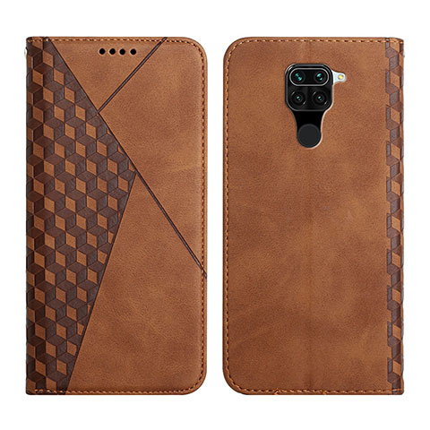 Coque Portefeuille Livre Cuir Etui Clapet Y02X pour Xiaomi Redmi 10X 4G Marron