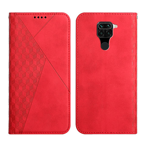 Coque Portefeuille Livre Cuir Etui Clapet Y02X pour Xiaomi Redmi 10X 4G Rouge