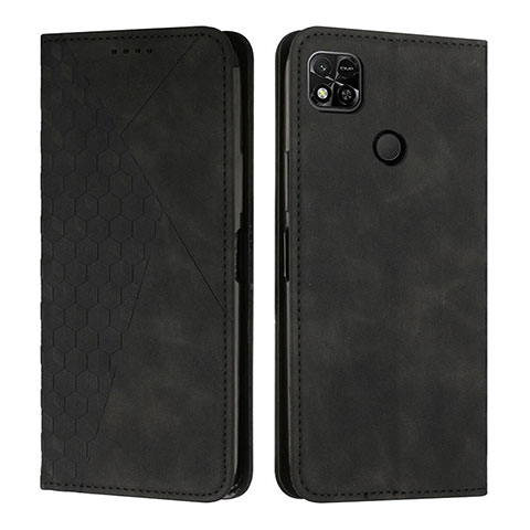 Coque Portefeuille Livre Cuir Etui Clapet Y02X pour Xiaomi Redmi 9C Noir