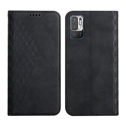 Coque Portefeuille Livre Cuir Etui Clapet Y02X pour Xiaomi Redmi Note 10 5G Noir