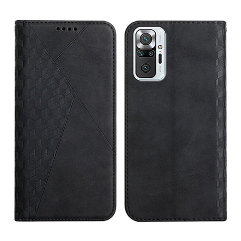 Coque Portefeuille Livre Cuir Etui Clapet Y02X pour Xiaomi Redmi Note 10 Pro 4G Noir