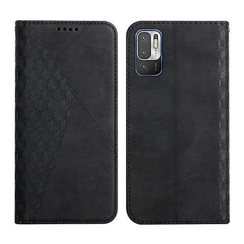 Coque Portefeuille Livre Cuir Etui Clapet Y02X pour Xiaomi Redmi Note 10T 5G Noir