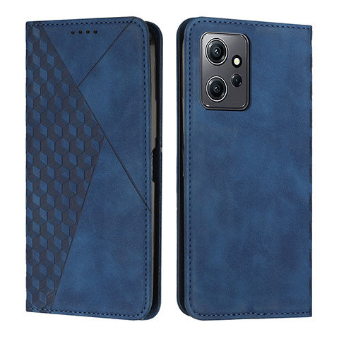 Coque Portefeuille Livre Cuir Etui Clapet Y02X pour Xiaomi Redmi Note 12 4G Bleu