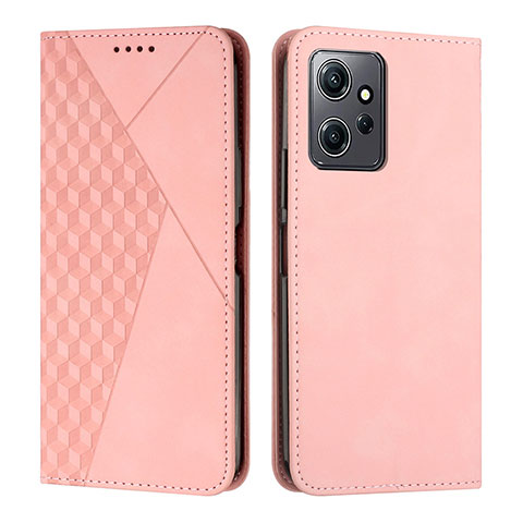 Coque Portefeuille Livre Cuir Etui Clapet Y02X pour Xiaomi Redmi Note 12 4G Or Rose