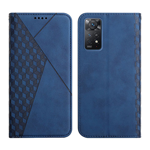 Coque Portefeuille Livre Cuir Etui Clapet Y02X pour Xiaomi Redmi Note 12 Pro 4G Bleu